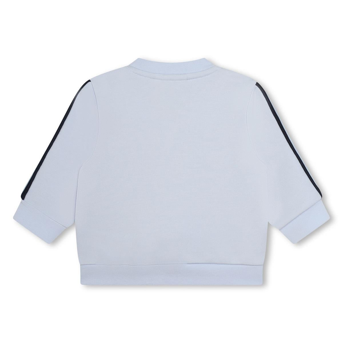 男婴浅蓝色棉套装