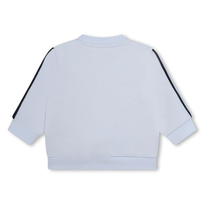 男婴浅蓝色棉套装