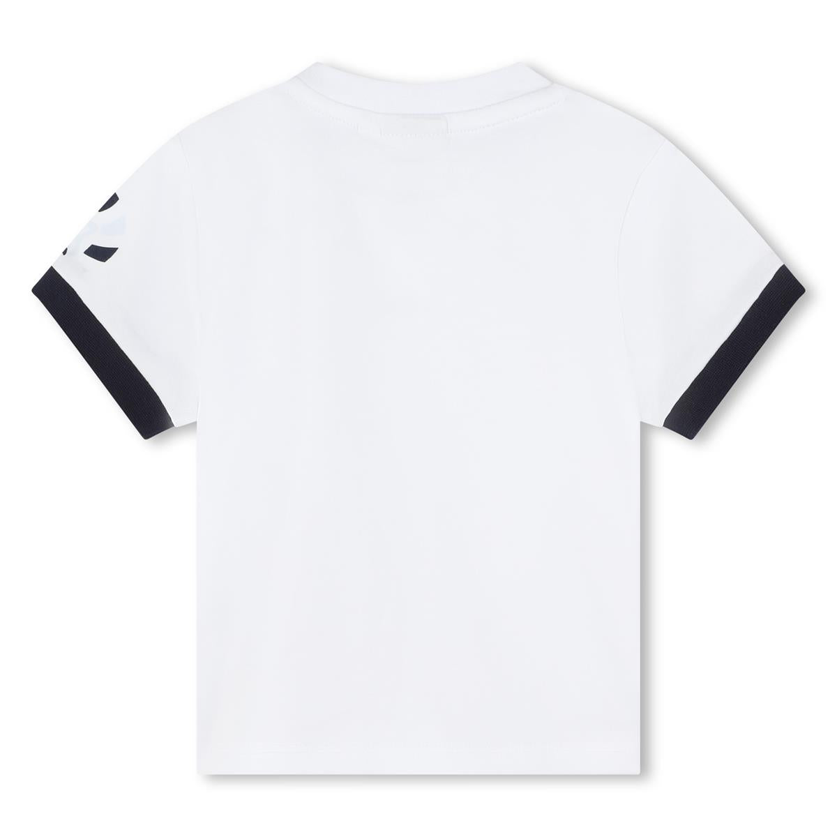 男婴藏青色棉套装