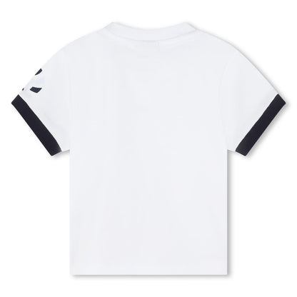 男婴藏青色棉套装