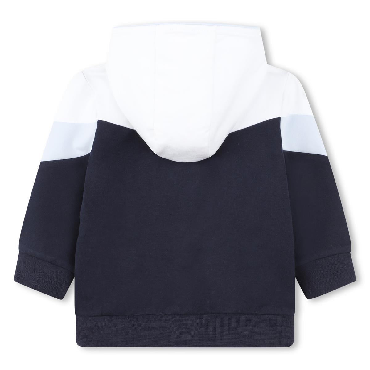 男婴藏青色棉套装