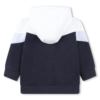 男婴藏青色棉套装