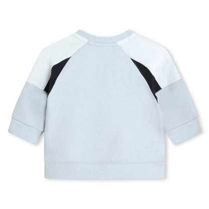 男婴浅蓝色棉套装