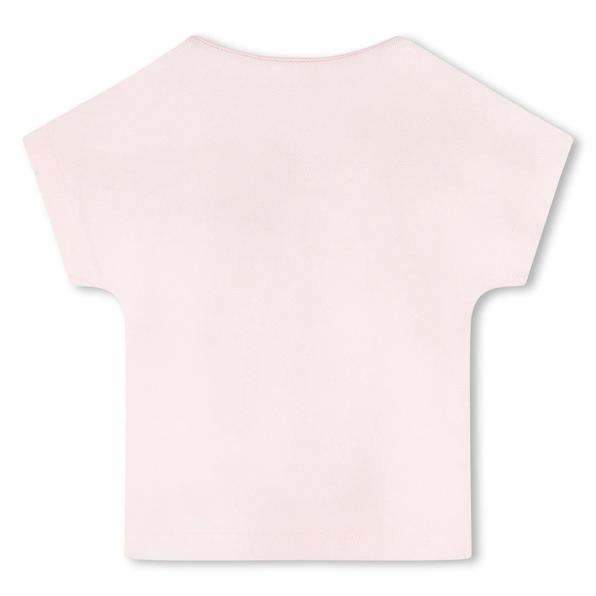 女婴粉色棉套装