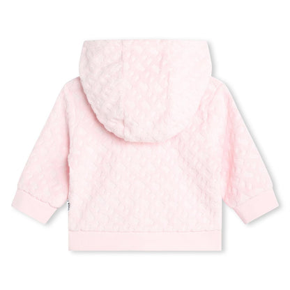 女婴粉色棉套装