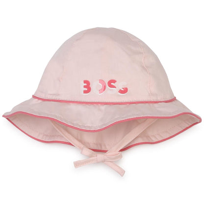 女婴粉色太阳帽