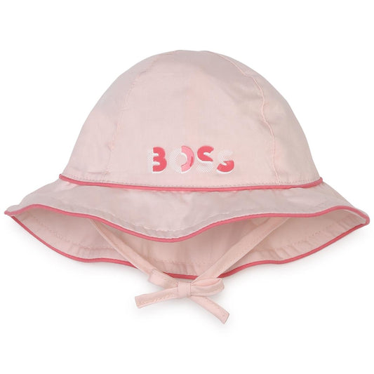 女婴粉色太阳帽