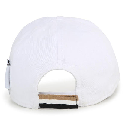 男婴浅灰色棒球帽