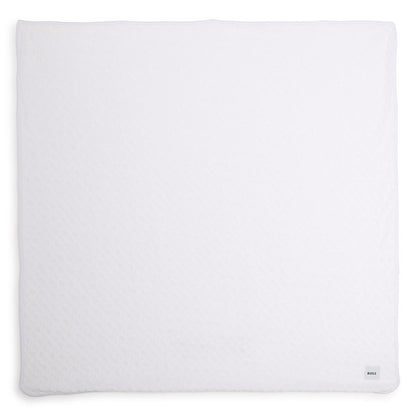 婴儿白色毯子(75x75cm)