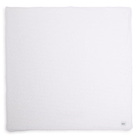 婴儿白色毯子(75x75cm)