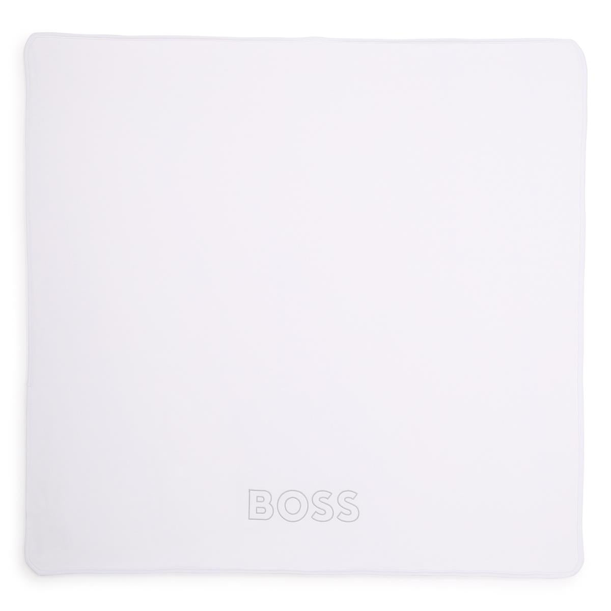 婴儿白色毯子(75x75cm)