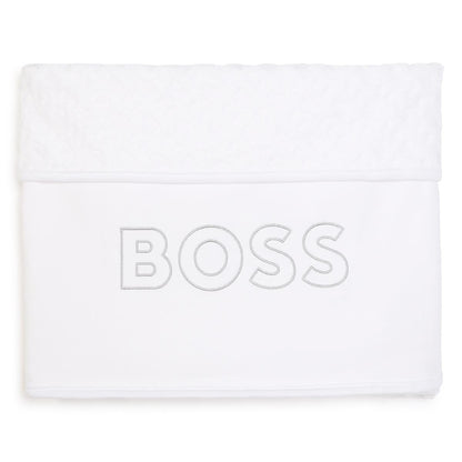 婴儿白色毯子(75x75cm)