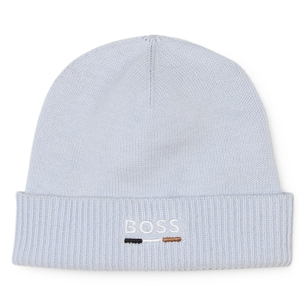 男婴浅蓝色棉套装