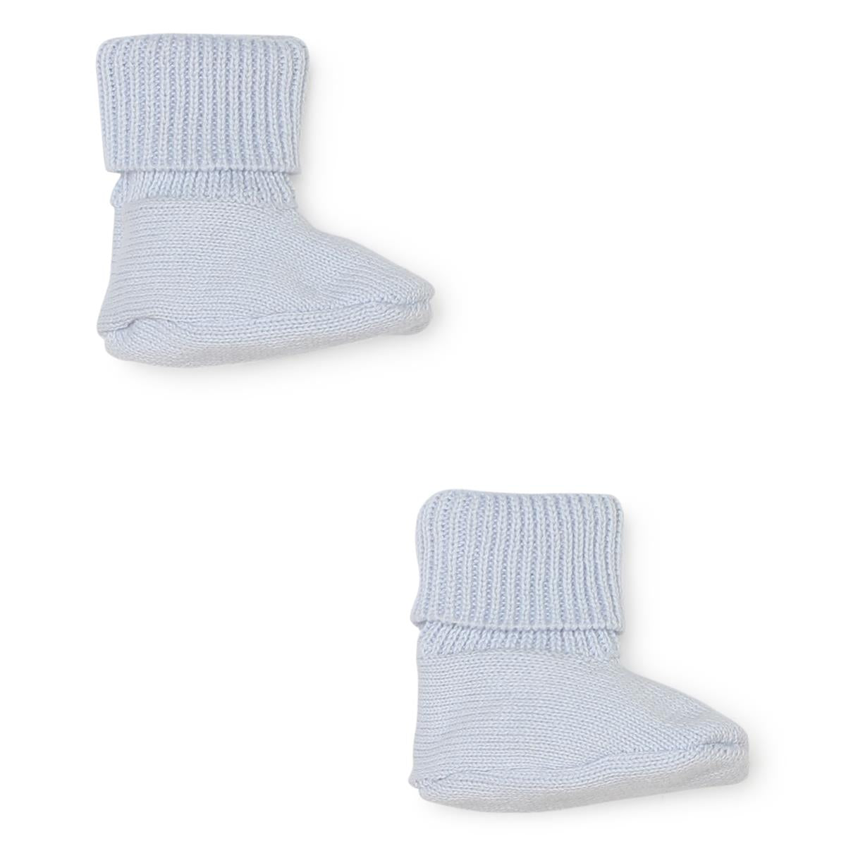 男婴浅蓝色棉套装