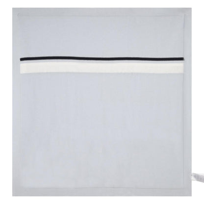 婴儿浅蓝色棉毯子(75x75cm)