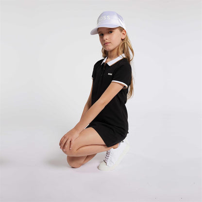 男童白色棒球帽