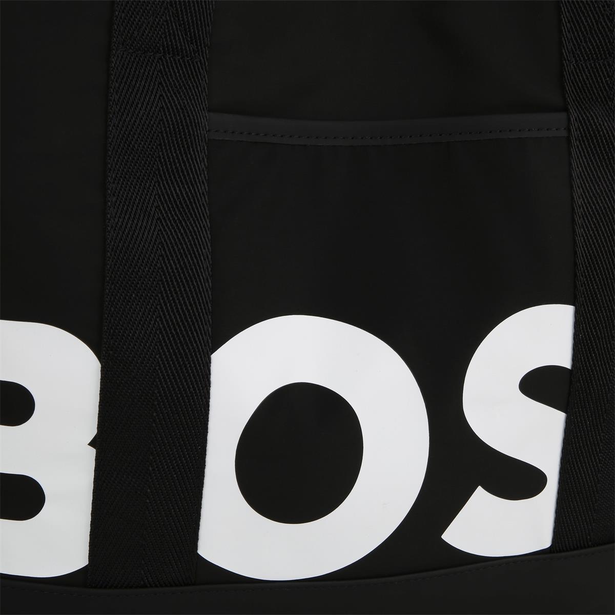 黑色Logo手提包(34x31x12.5cm)