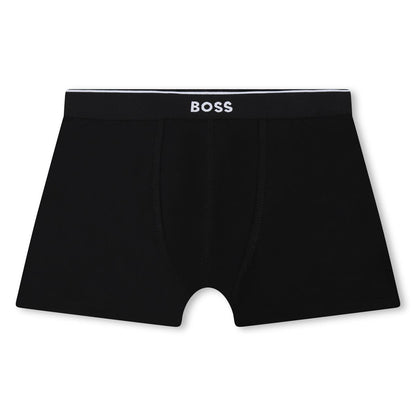 男童黑色棉内裤套装(2件)