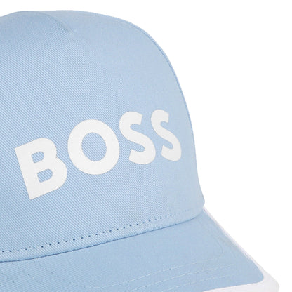 男婴浅蓝色Logo棒球帽