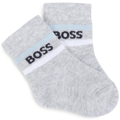 男婴白色棉袜套装(3件)