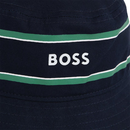 男婴深蓝色渔夫帽