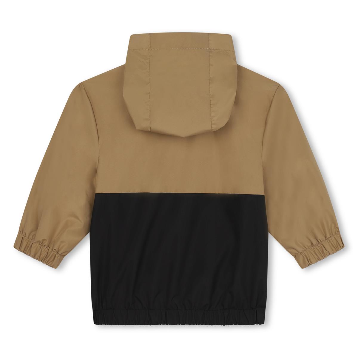 男婴驼色拉链夹克