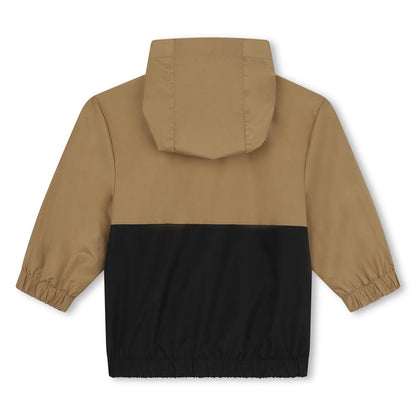 男婴驼色拉链夹克