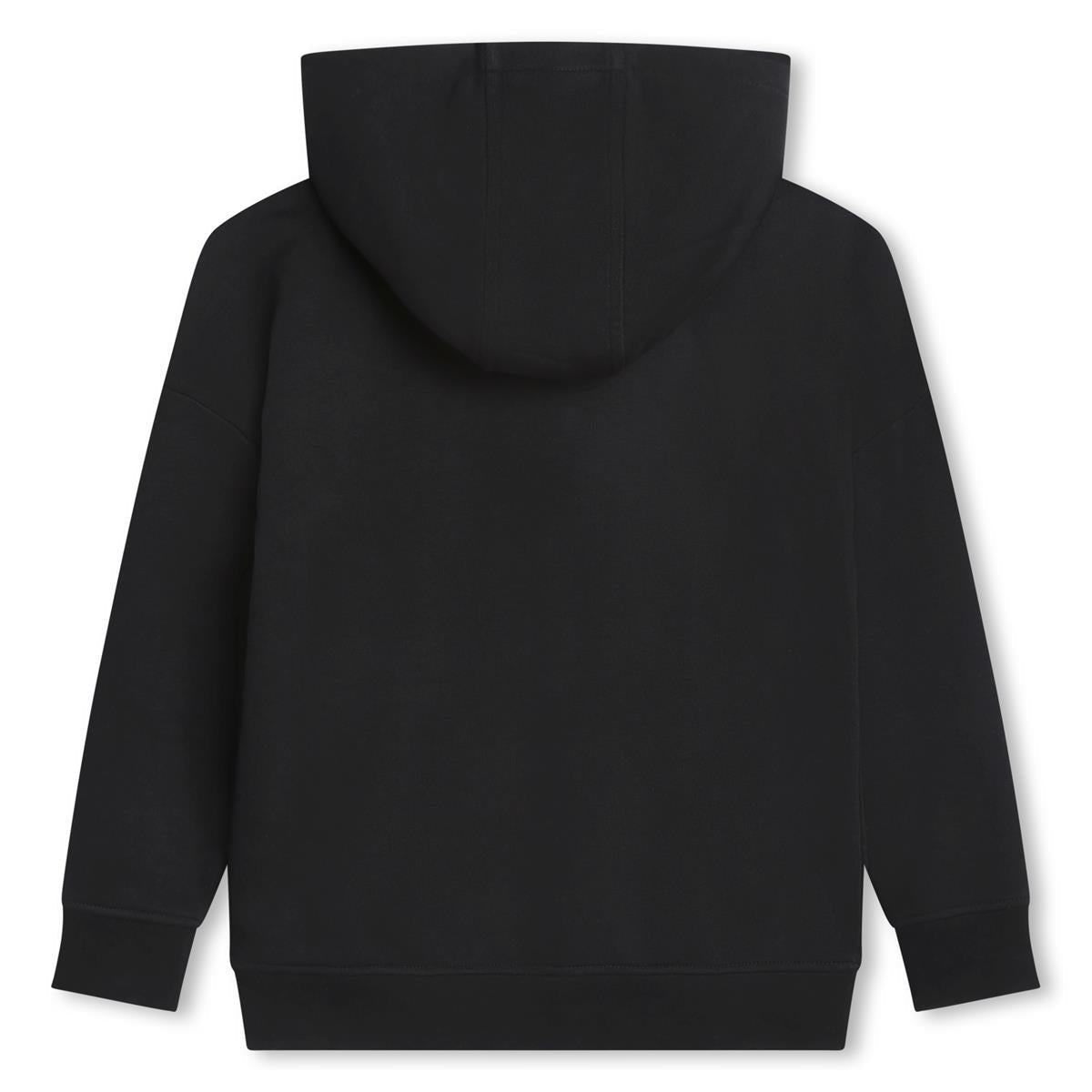 男童黑色连帽卫衣