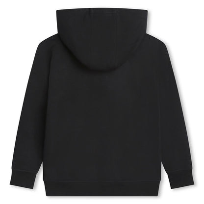 男童黑色连帽卫衣