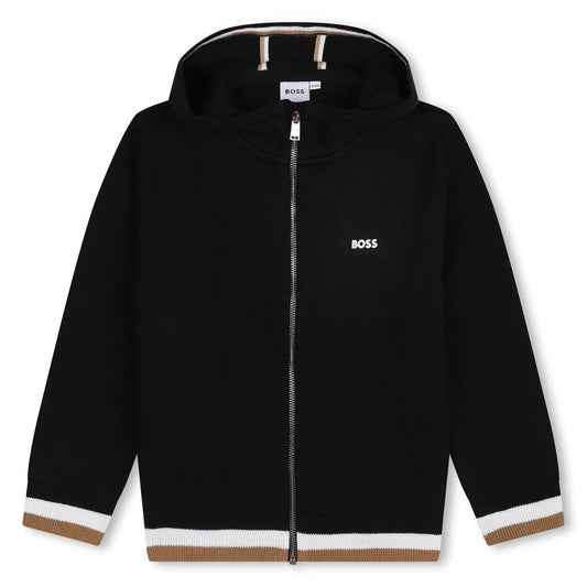 CARDIGAN A CAPUCHE