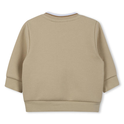 男婴卡其色棉套装(3件)