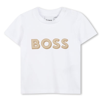 男婴卡其色棉套装(3件)