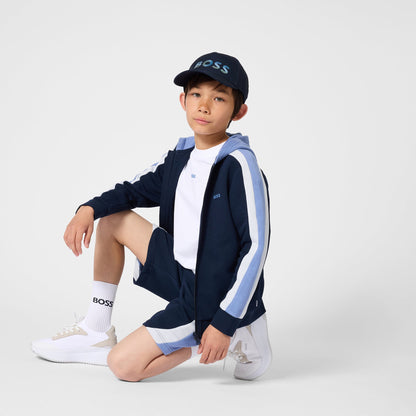 男童深蓝色Logo棒球帽