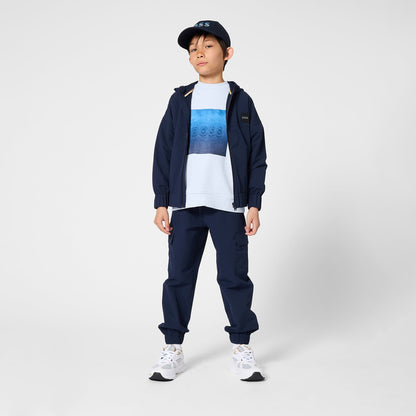 男童深蓝色Logo棒球帽