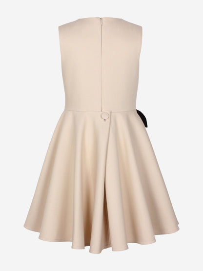 Jessie And James Girls Magnolia Sunset Flower Dress in Beige
