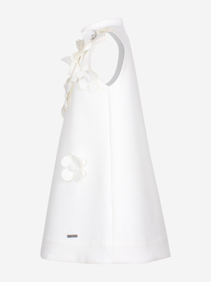 Jessie And James Girls Willow Flower Dress in White