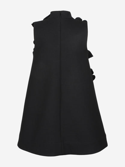 Jessie And James Girls Willow Flower Dress in Black