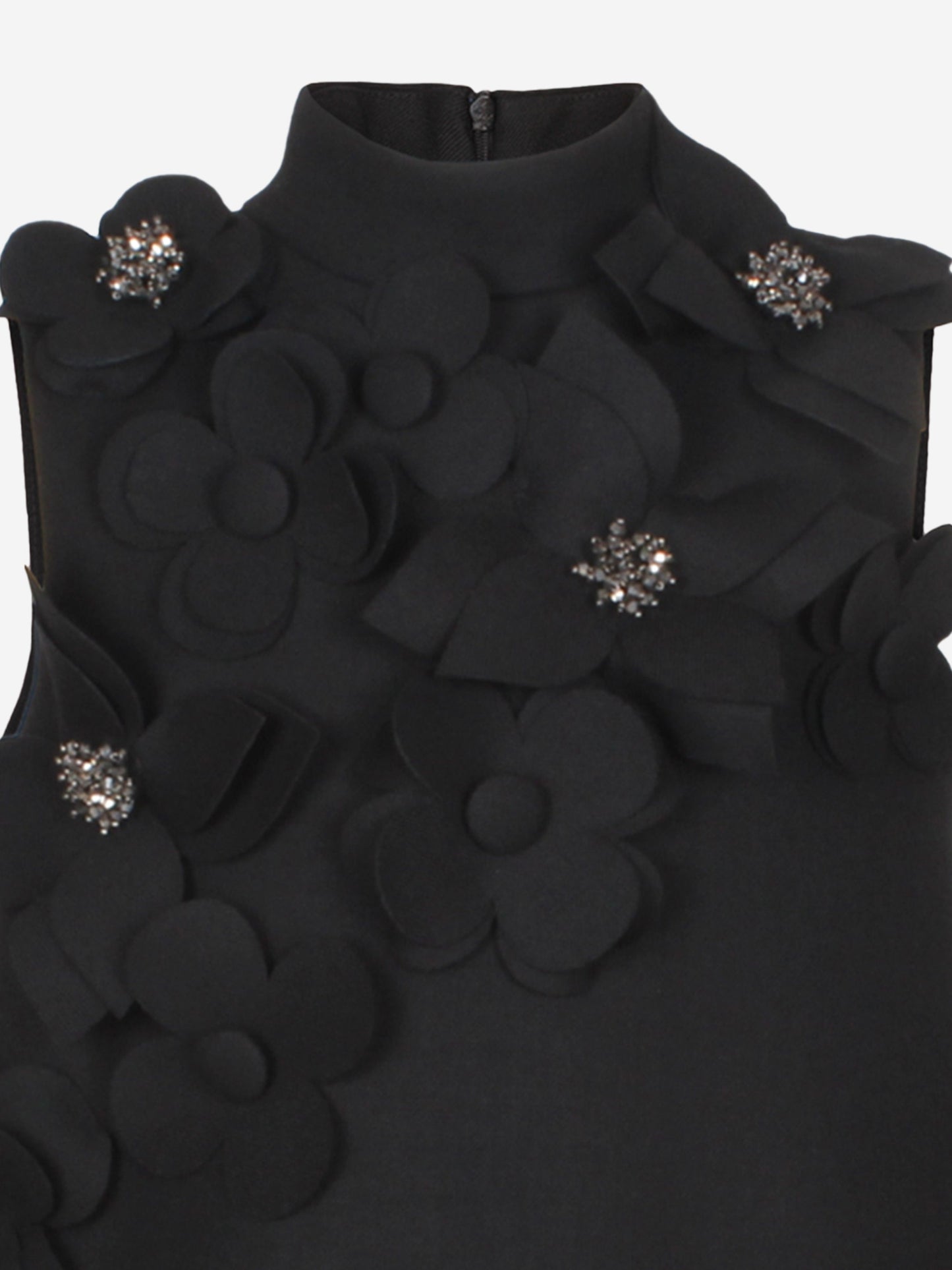 Jessie And James Girls Willow Flower Dress in Black