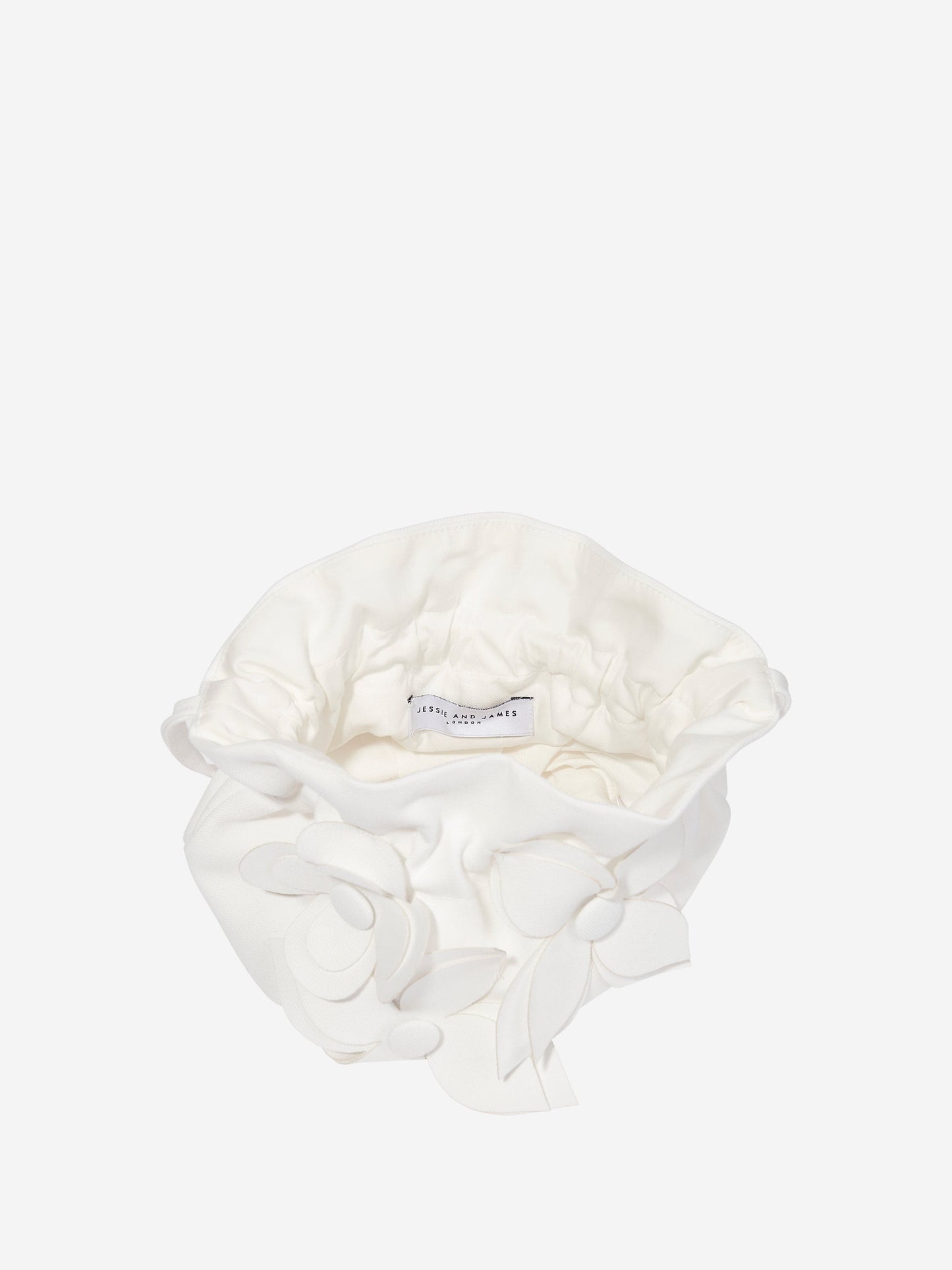 Girls Willow Flower Bag in White (22.5cm)