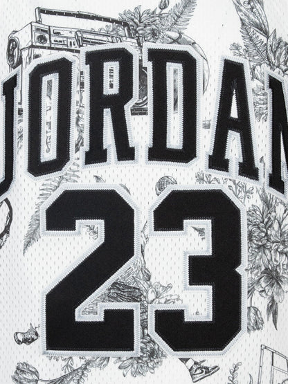 Jordan Kids Jordan 23 AOP Jersey in White