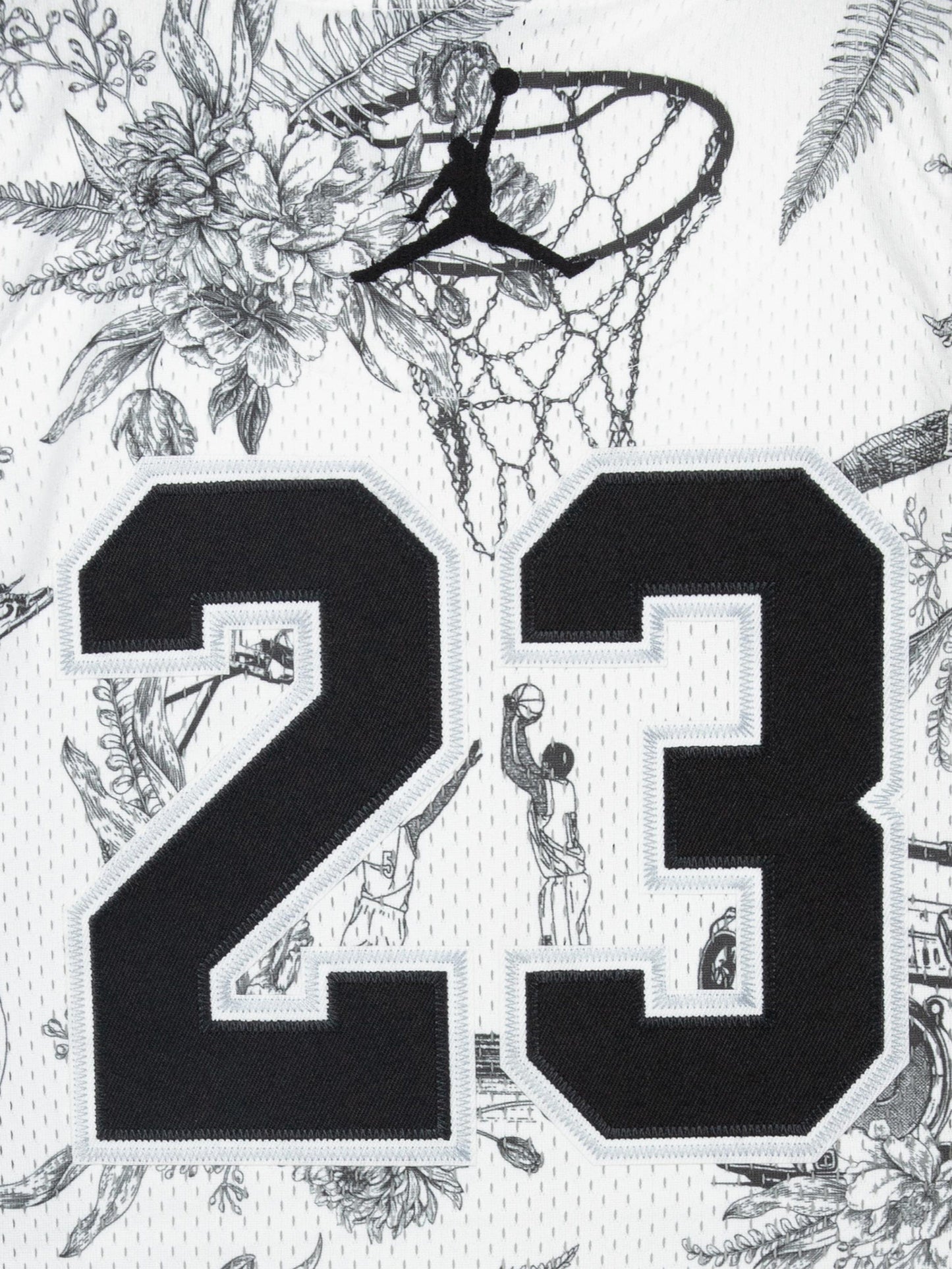 Jordan Kids Jordan 23 AOP Jersey in White
