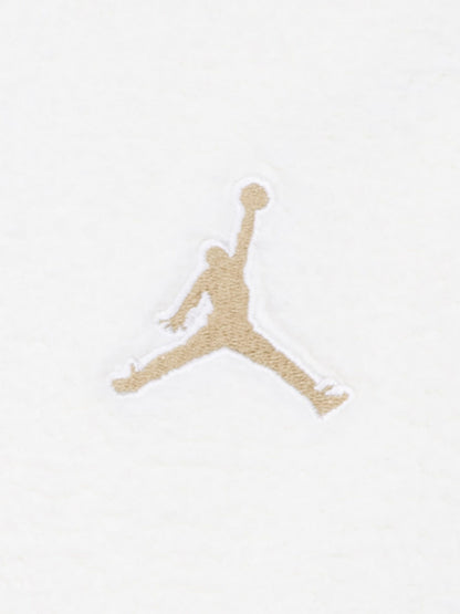 Jordan Girls Jumpman Sherpa Jacket in Ivory