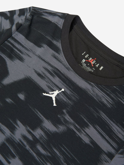 男童 MVP Jordan Motion AOP T 恤（黑色）