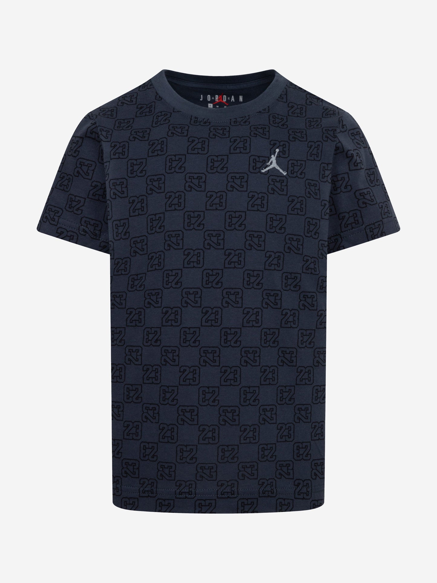 Jordan Boys 23 Monogram AOP T-Shirt in Black