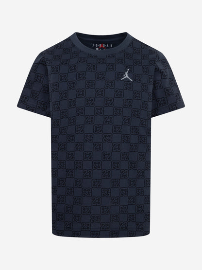 Jordan Boys 23 Monogram AOP T-Shirt in Black