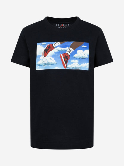 Boys Jordan In Flight T-Shirt in Black