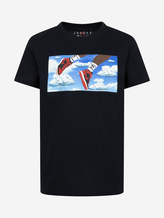 Boys Jordan In Flight T-Shirt in Black
