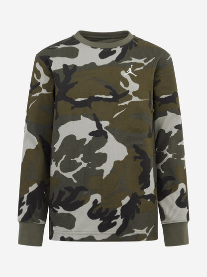 Boys MJ Brooklyn Camo T-Shirt in Green