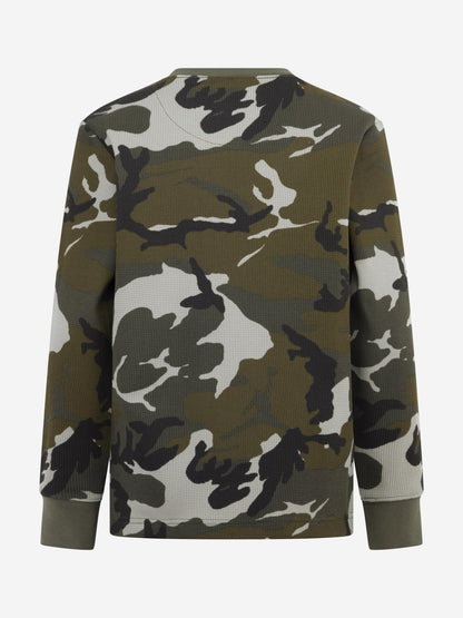 Boys MJ Brooklyn Camo T-Shirt in Green
