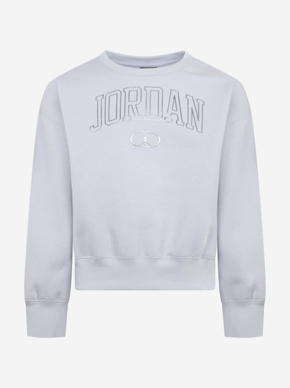 Girls Logo Sweatshirt in Grey